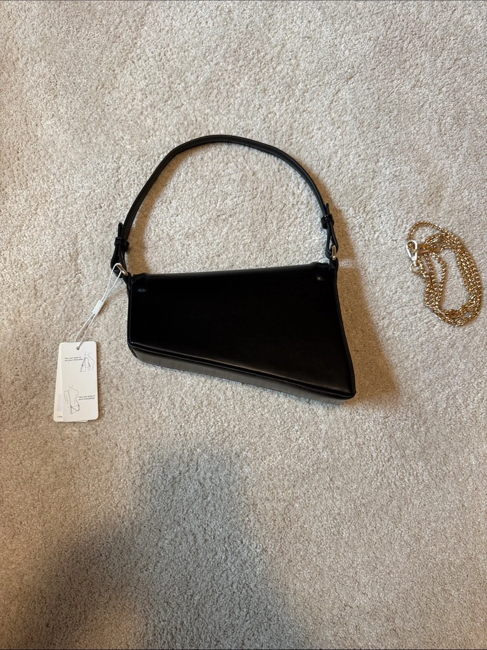 NWT Urban Expressions Asymmetrical Black Bag